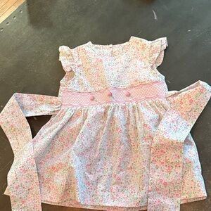 The Beaufort Bonnet Company Pink Floral Kids Dress